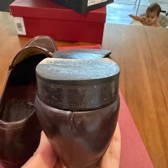 Salvatore Ferragamo “Horse -Bit” Brown Loafer Men’s size 10 pre-owned. - Picture 8 of 10